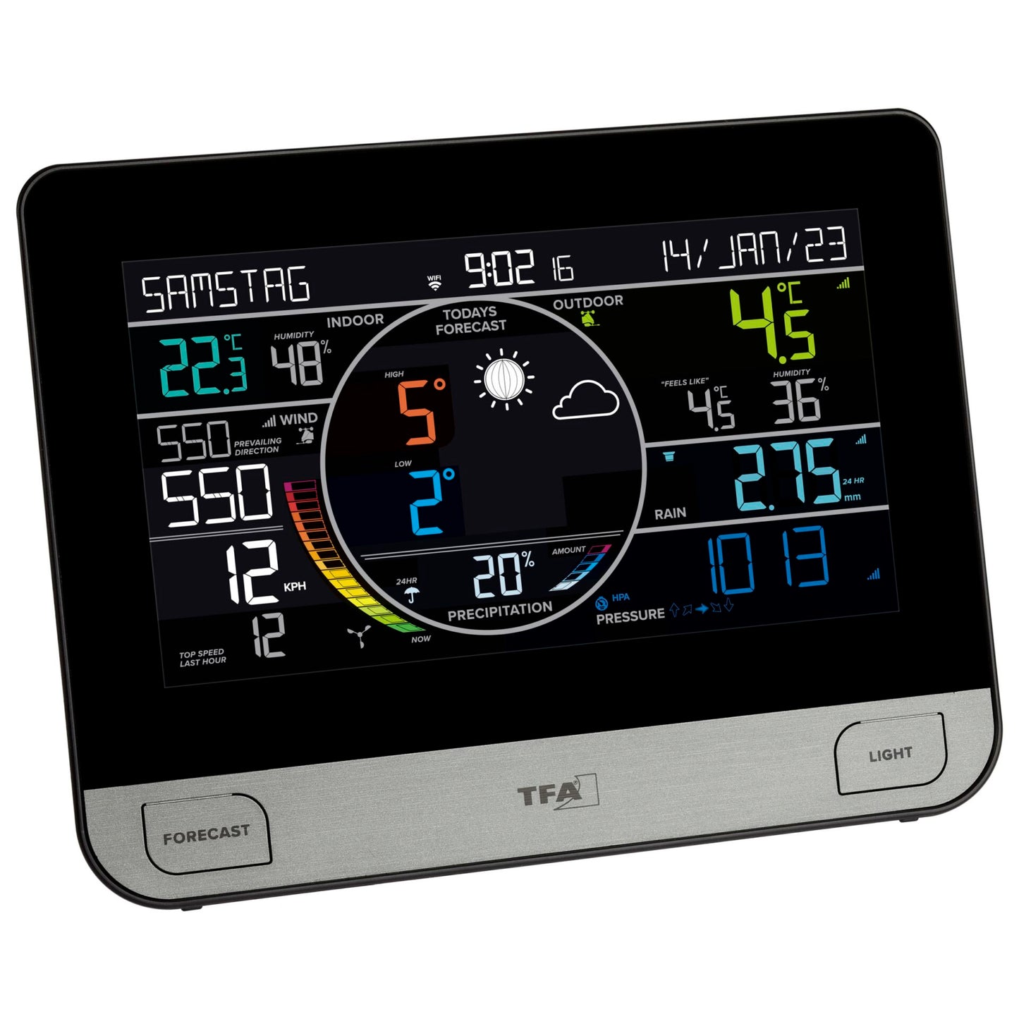 TFA 35.8003  View Pro  WLAN Radio controlled Weather Station
