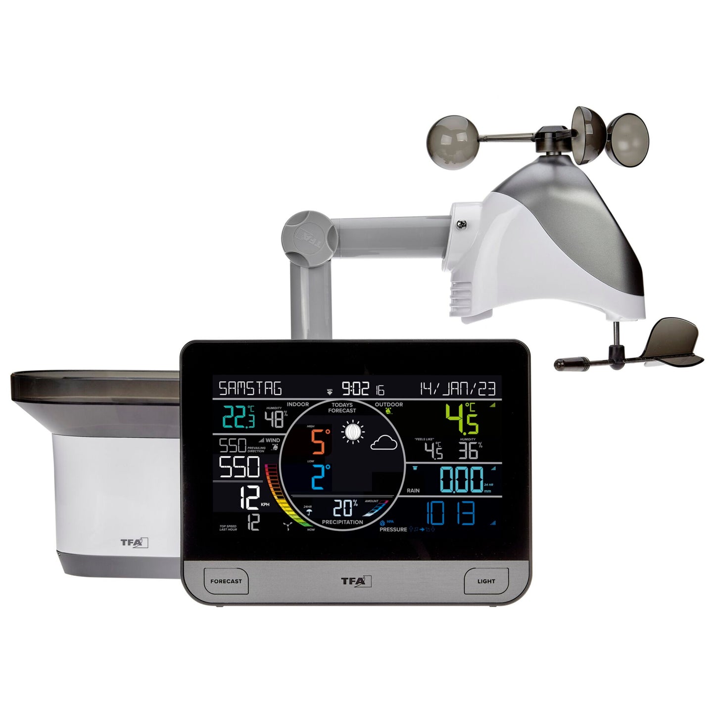 TFA 35.8003  View Pro  WLAN Radio controlled Weather Station