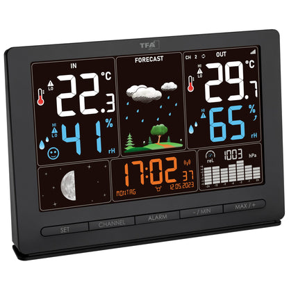 TFA 35.1118.01 black SEASON Wireless Weather Station