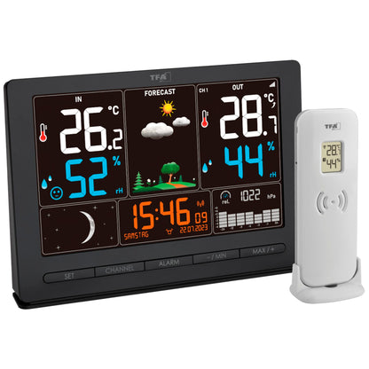 TFA 35.1118.01 black SEASON Wireless Weather Station