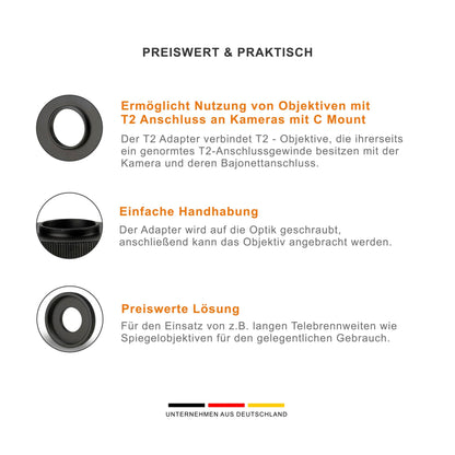 Walimex pro T2 Lens for C-Mount