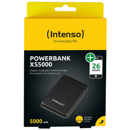 Intenso Powerbank XS5000 black 5000 mAh incl. USB-A to Type-C