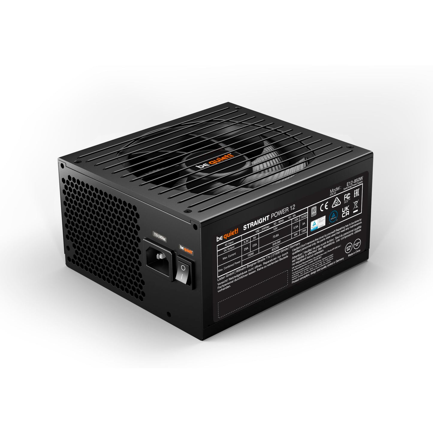 be quiet! STRAIGHT POWER 12 850W Power Supply