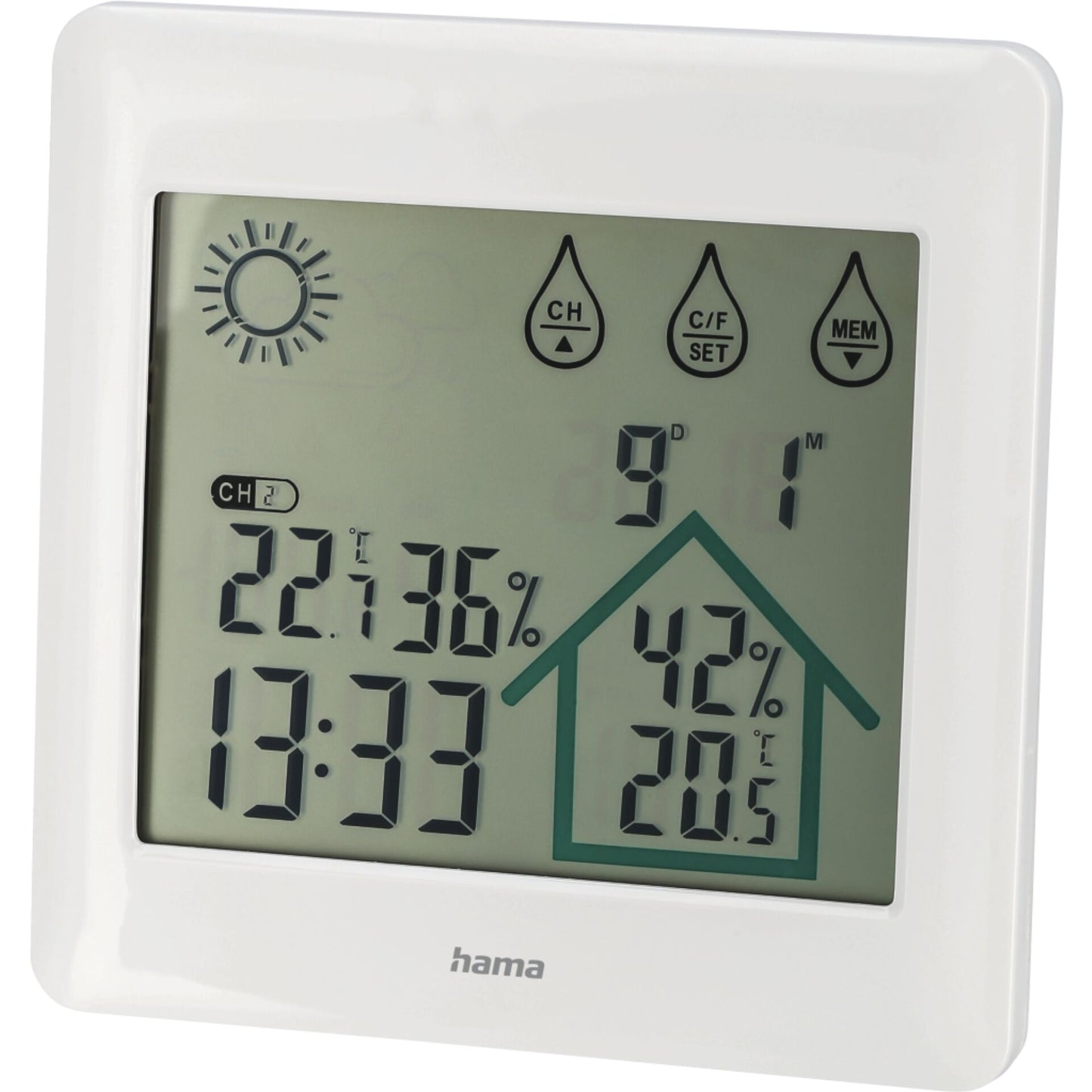 Hama Weather Station Action white 186412