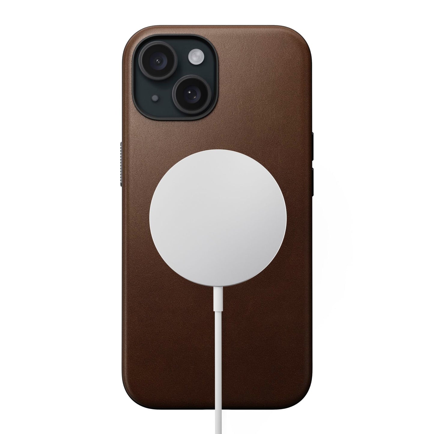 Nomad Modern Leather Case iPhone 15 Brown