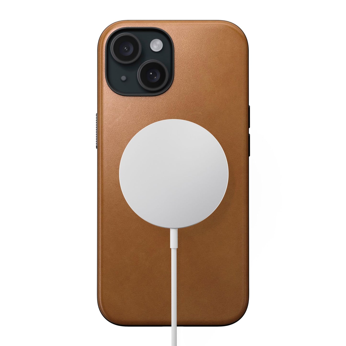 Nomad Modern Leather Case iPhone 15 English Tan