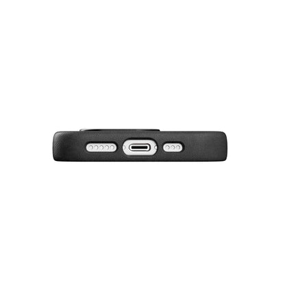 Woodcessories Bio Leather Case MagSafe iPhone 15 Black