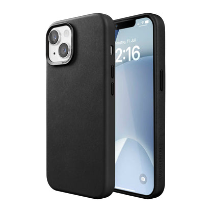 Woodcessories Bio Leather Case MagSafe iPhone 15 Black