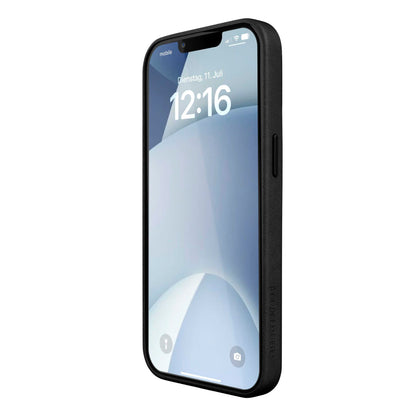 Woodcessories Bio Leather Case MagSafe iPhone 15 Black