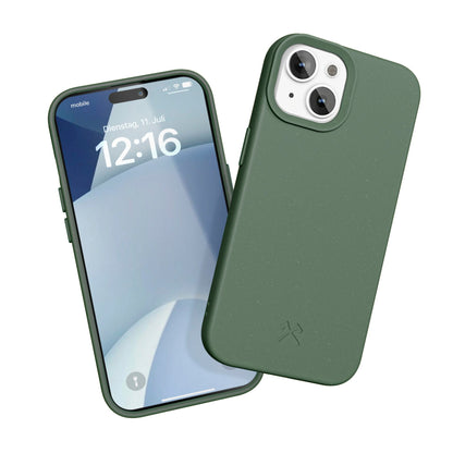 Woodcessories Bio Case MagSafe iPhone 15 Midnight Green