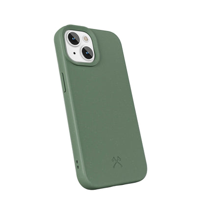Woodcessories Bio Case MagSafe iPhone 15 Plus Midnight Green