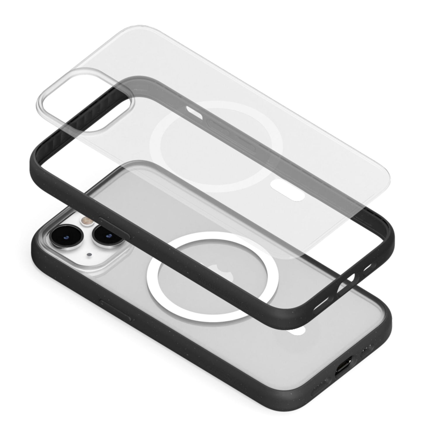 Woodcessories Clear Case MagSafe iPhone 15 White