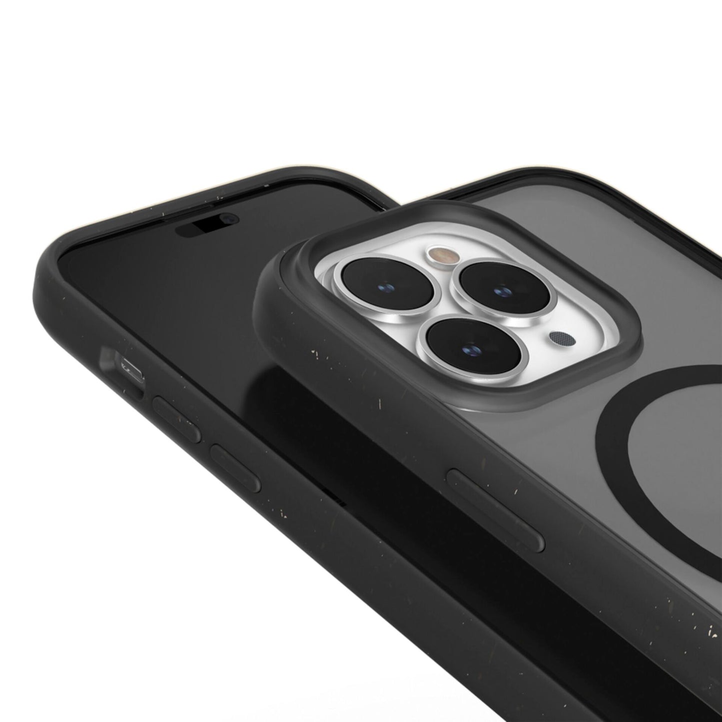 Woodcessories Clear Case MagSafe iPhone 15 Pro Black
