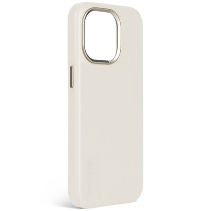 Decoded Leather Backcover for iPhone 15 Pro Clay