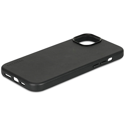 Decoded Leather Backcover for iPhone 15 Plus Black