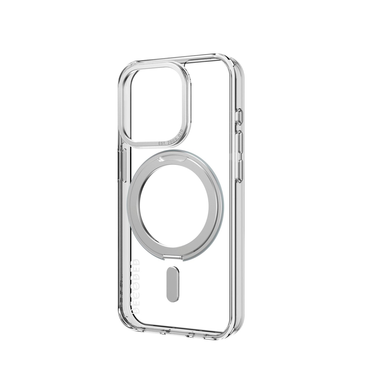 Decoded Recycled Plastic Loop Stand BackCover iP15 Pro Trans.