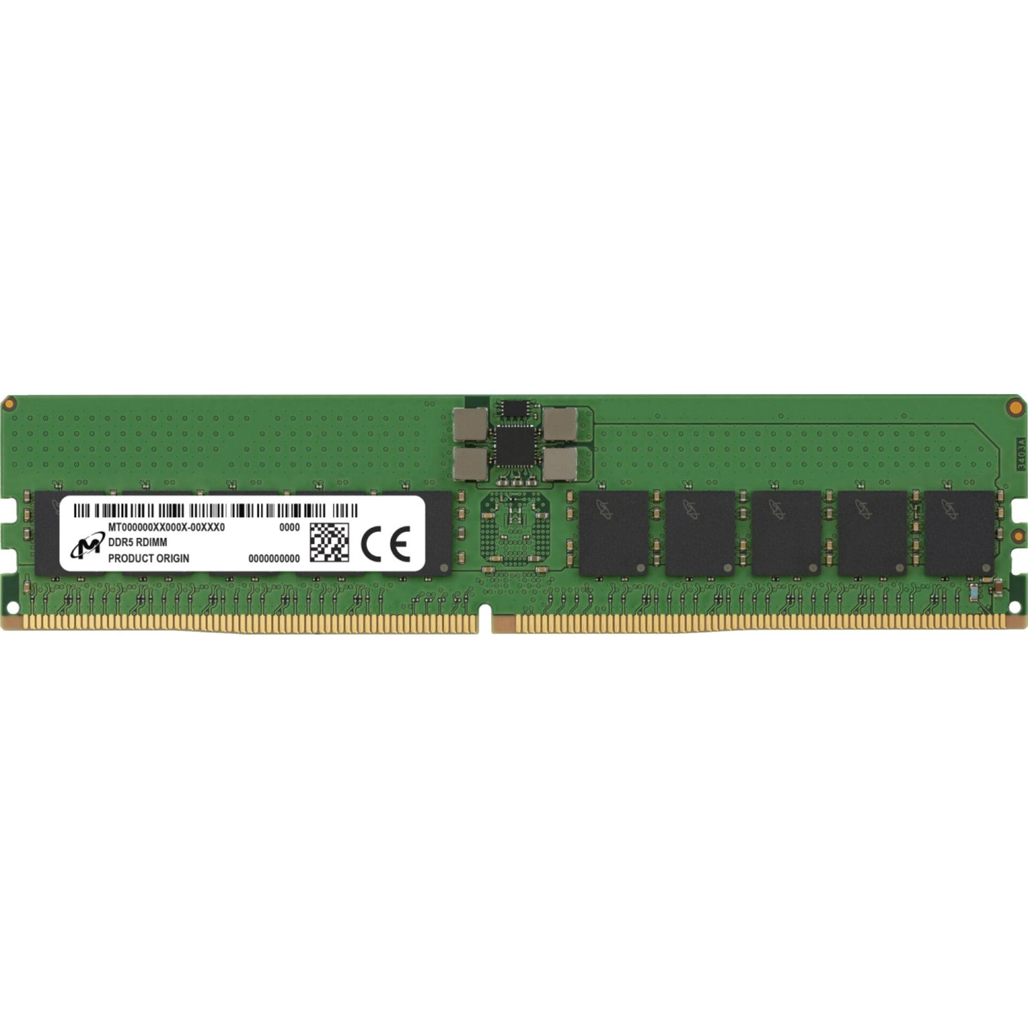 Micron DDR5 RDIMM           48GB 1Rx4 4800 CL40 (24Gbit)