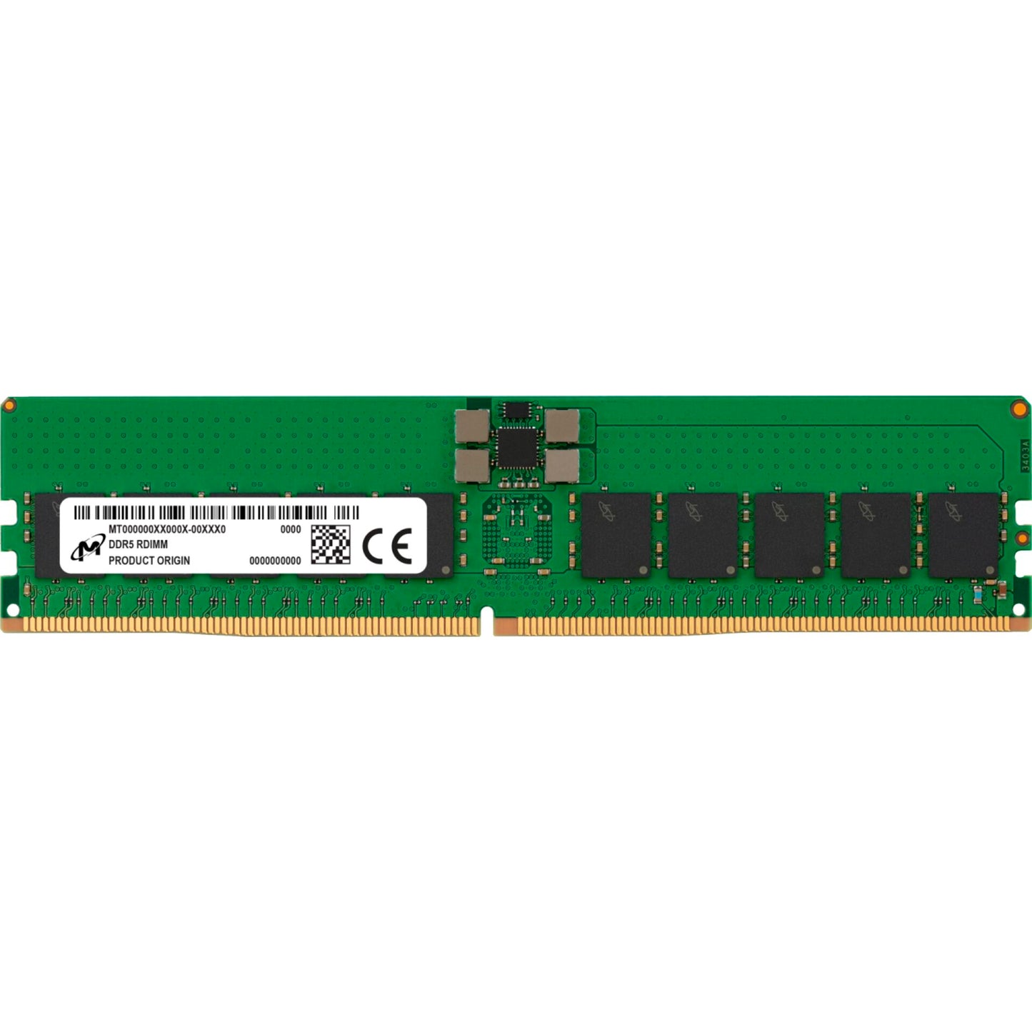 Micron DDR5 RDIMM           48GB 1Rx4 5600 CL46 (24Gbit)