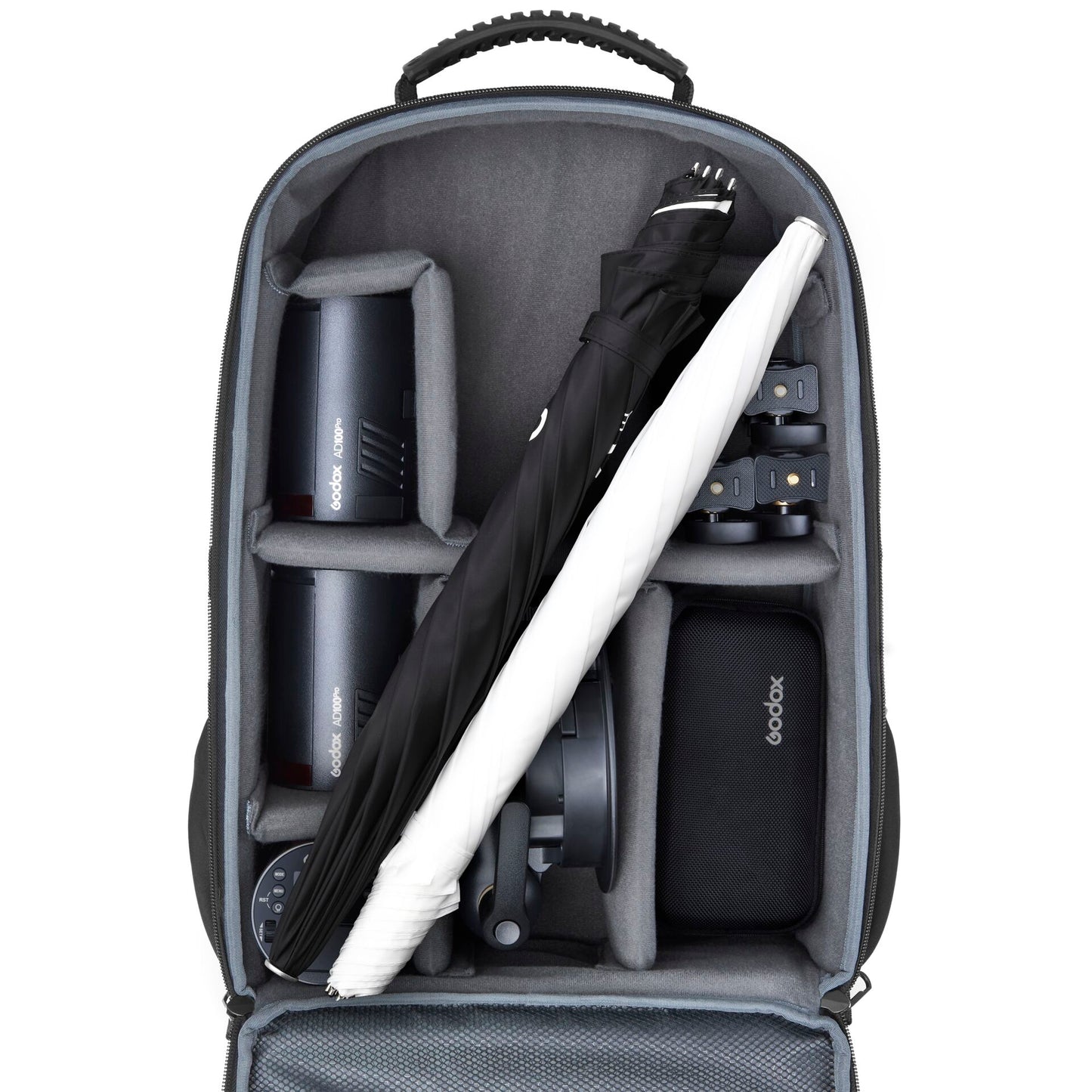 Godox AD100Pro - K2 Dual flash Backpack kit
