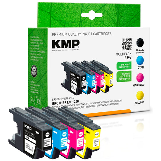 KMP B59V Multipack BK/C/M/Y compatible with Brother LC-1240