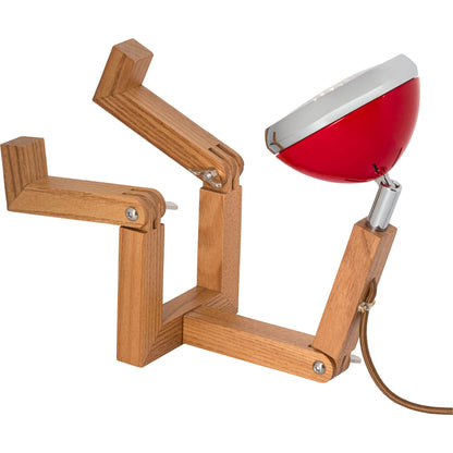 Piffany Mr. Wattson - Mini Table Lamp  Flash red