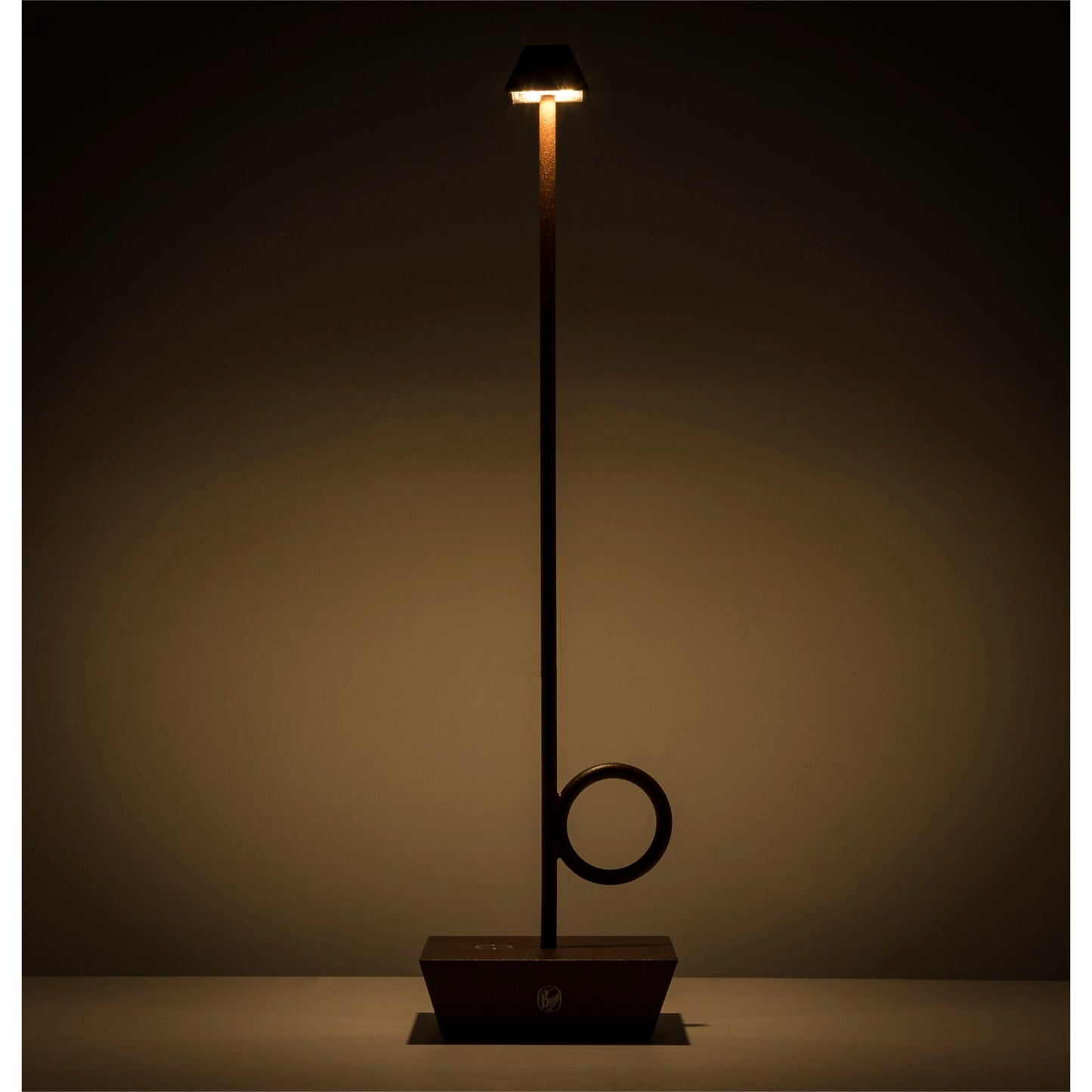 Broggi Lampada Bugia corten rechargeable