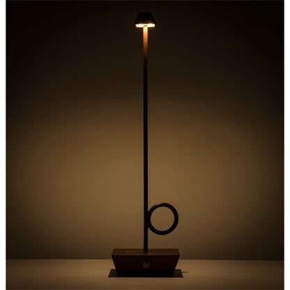 Broggi Lampada Bugia corten rechargeable