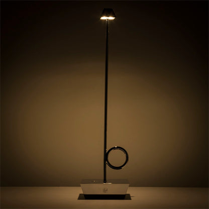 Broggi Lampada Bugia  chromed rechargeable