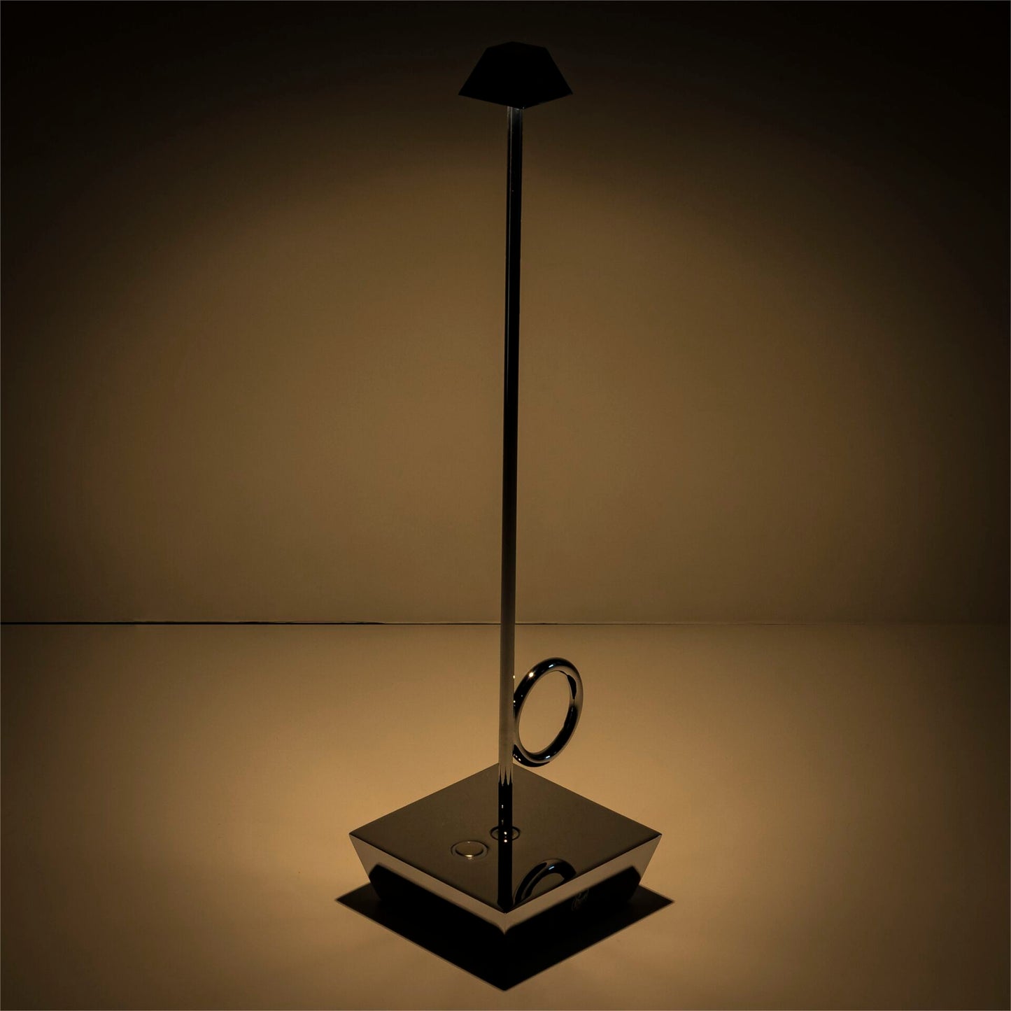 Broggi Lampada Bugia  chromed rechargeable