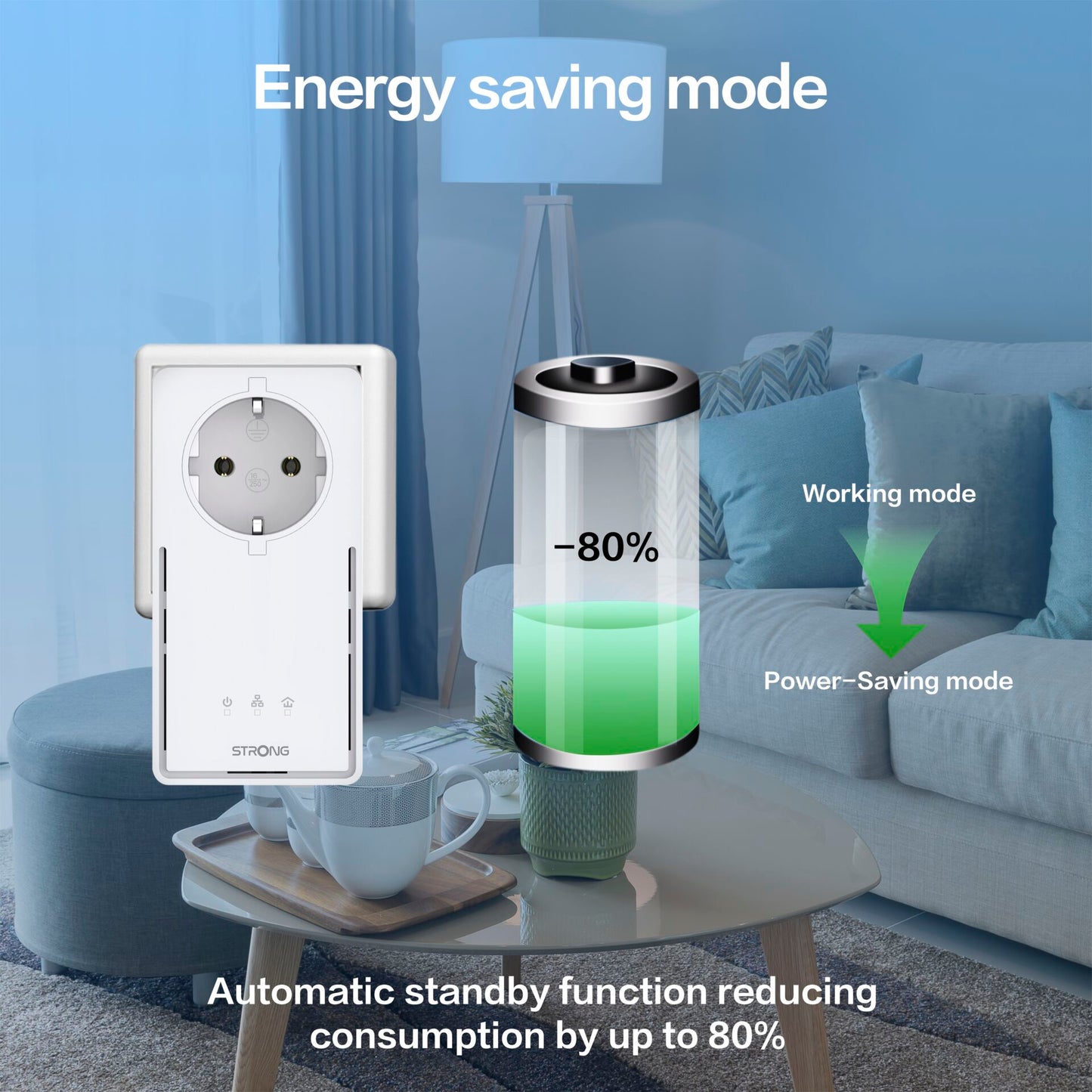 Strong Powerline adapter Kit EU 2000 Mbit/s