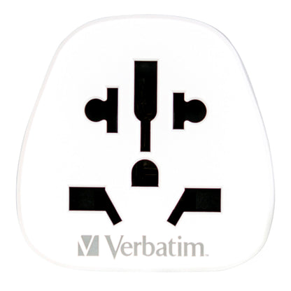 Verbatim World to Europe Travel Adapter Plug white WTEU-02 49549
