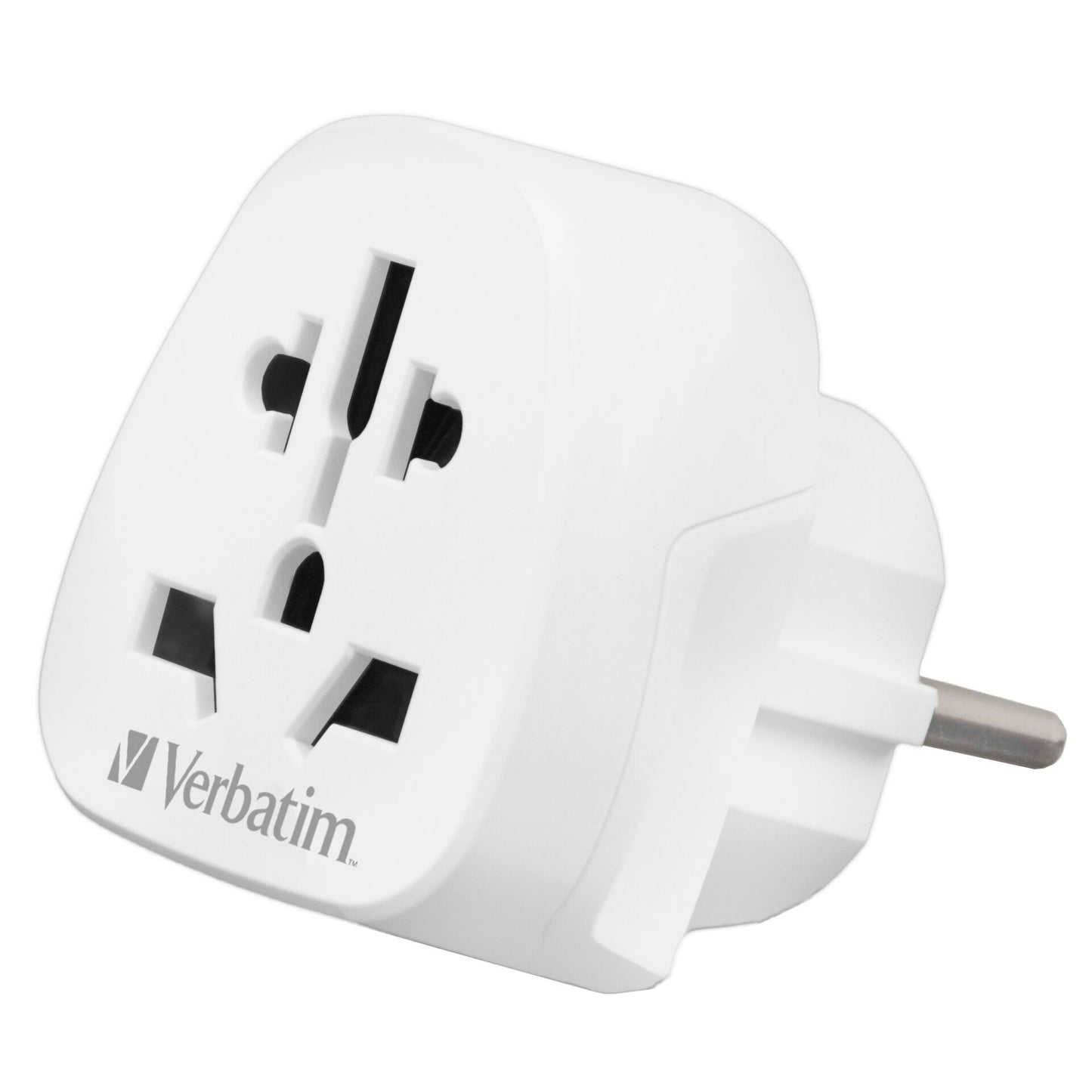 Verbatim World to Europe Travel Adapter Plug white WTEU-02 49549