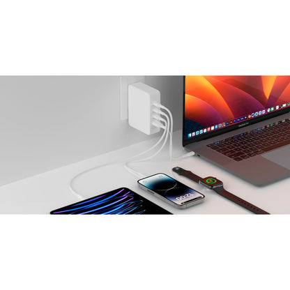 Belkin BOOST Charge  140W 4-Port GaN, 3xUSB-C 1xUSB-A  WCH014btWH