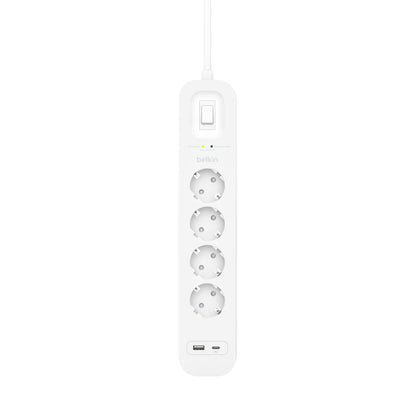 Belkin Surge Socket 4-fold, USB-A+C, 525J.SRB001vf2M