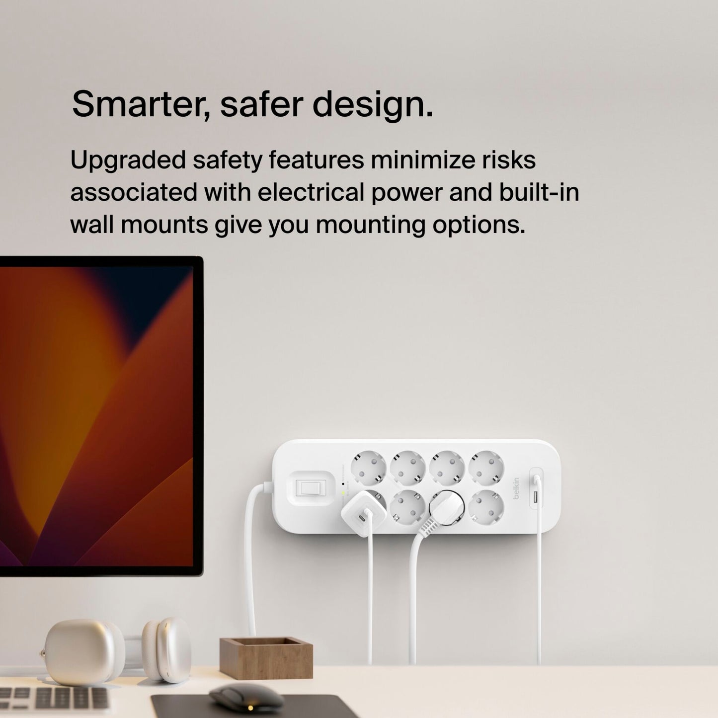 Belkin Surge Socket 8-fold, USB-A+C, 900J.SRB003VF2M