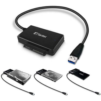 FANTEC USB 3.0 SATA 6G Adapter DOCK SSD HDD black