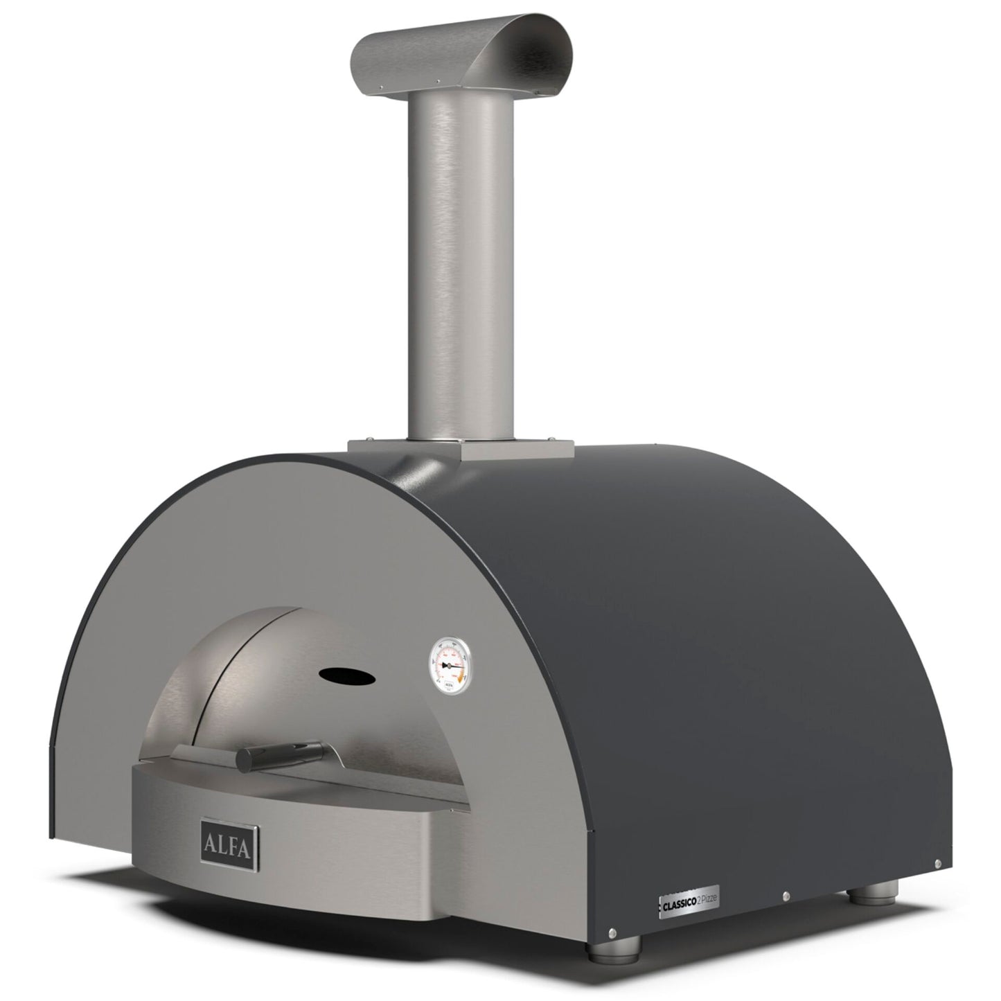 Alfa Forni Classico 2 Pizze Wood Grey