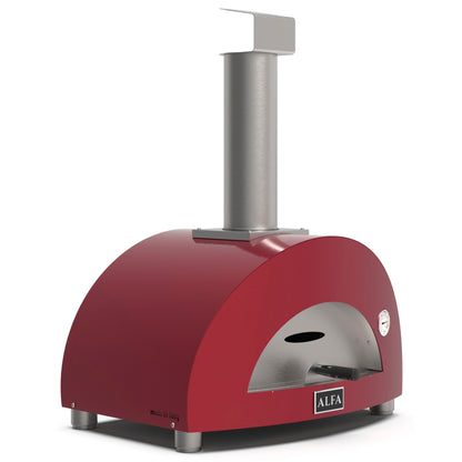Alfa Forni Moderno 1 Pizza Wood red