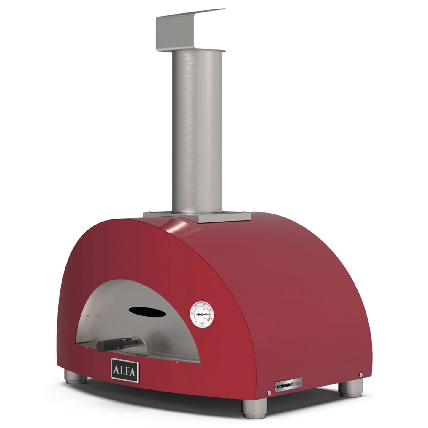 Alfa Forni Moderno 1 Pizza Wood red