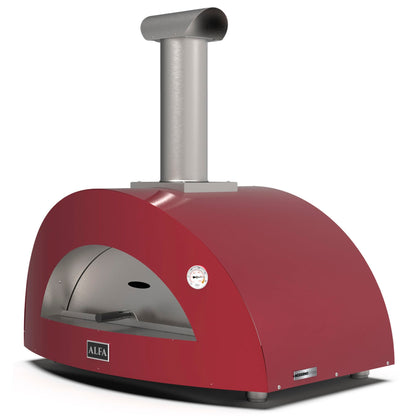Alfa Forni Moderno 3 Pizze Wood red