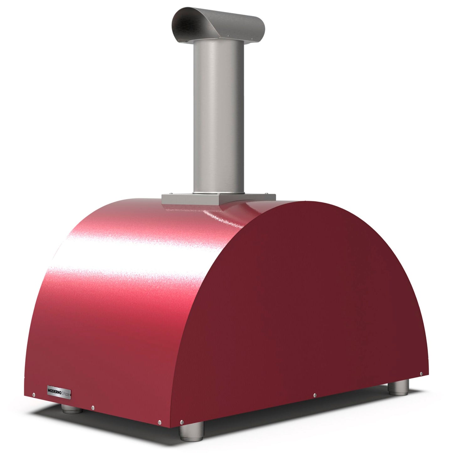 Alfa Forni Moderno 3 Pizze Wood red