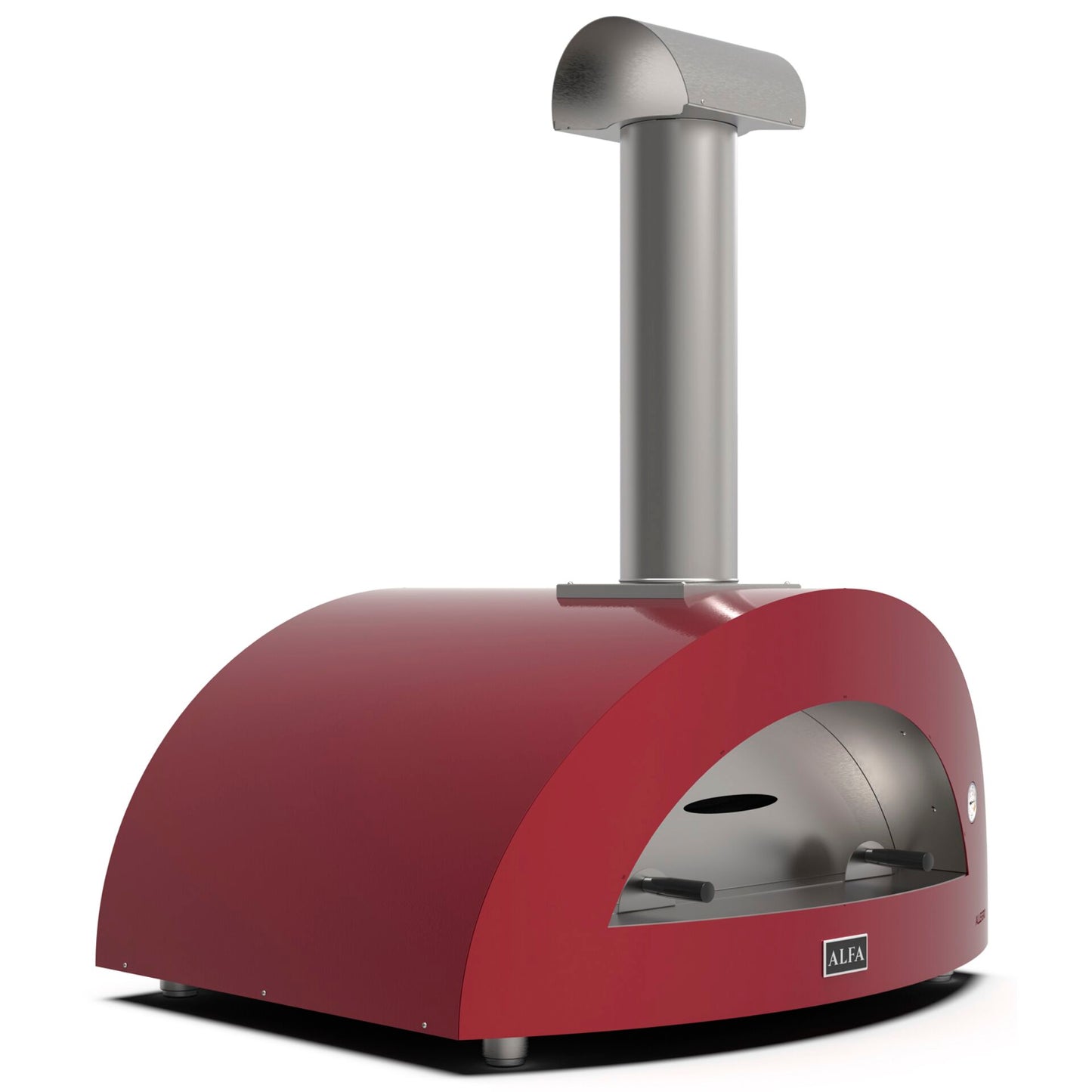 Alfa Forni Moderno 5 Pizze Wood red