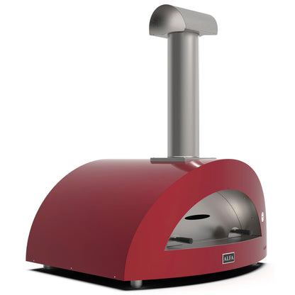 Alfa Forni Moderno 5 Pizze Wood red