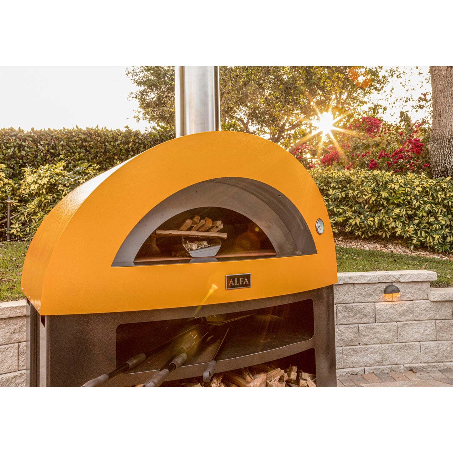 Alfa Forni Moderno 5 Pizze Wood Yellow