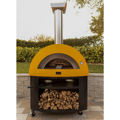 Alfa Forni Moderno 5 Pizze Wood Yellow