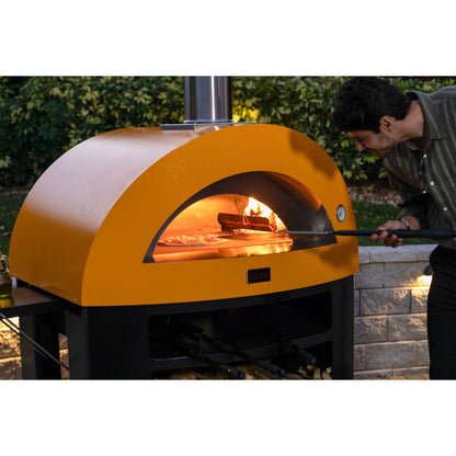 Alfa Forni Moderno 5 Pizze Wood Yellow