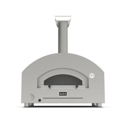 Alfa Forni Futuro 2 Pizze Hybrid silver black