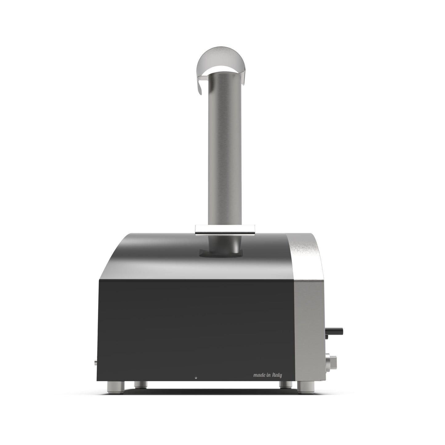 Alfa Forni Futuro 4 Pizze Hybrid silver black