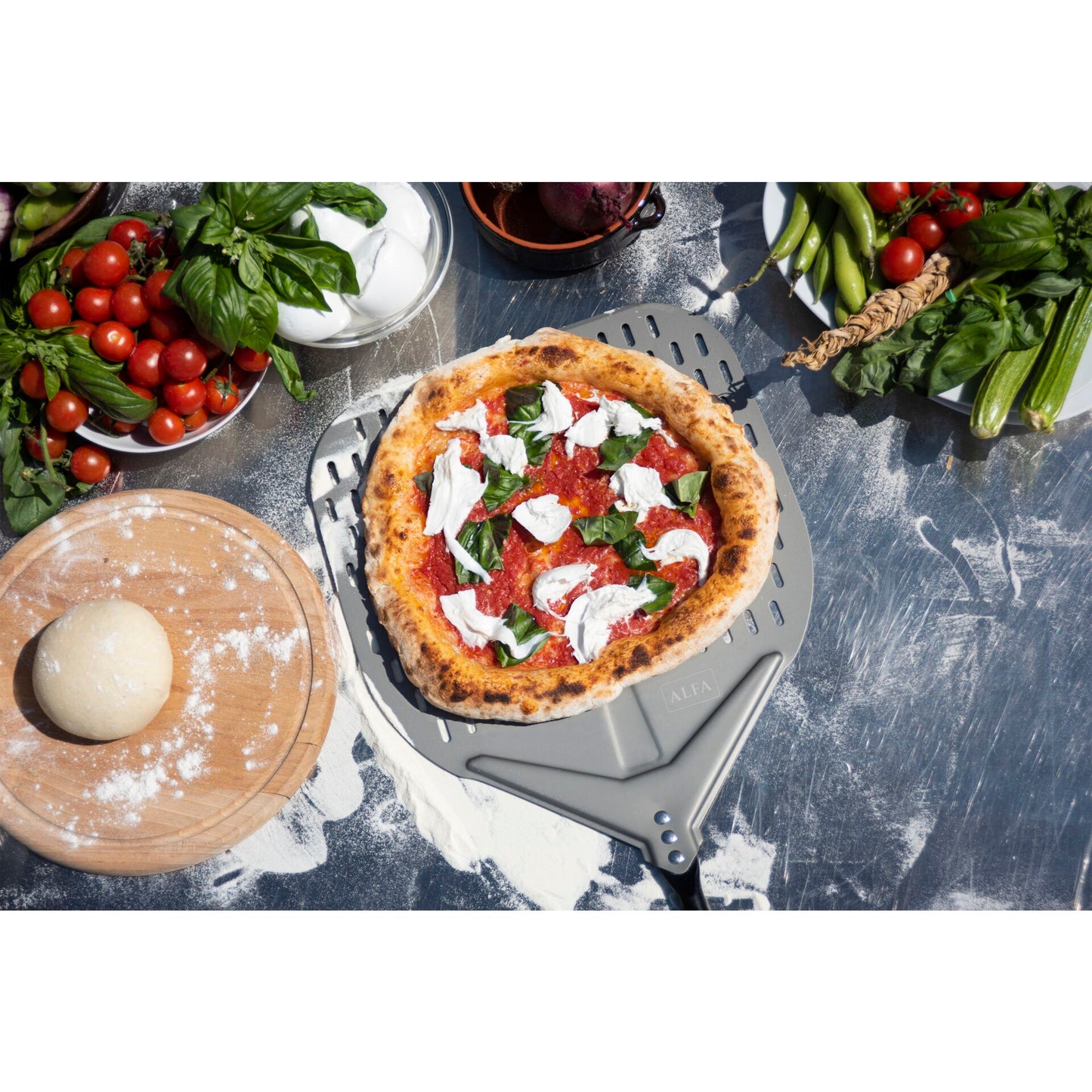 Alfa Forni Pizza Peel Metal Medium