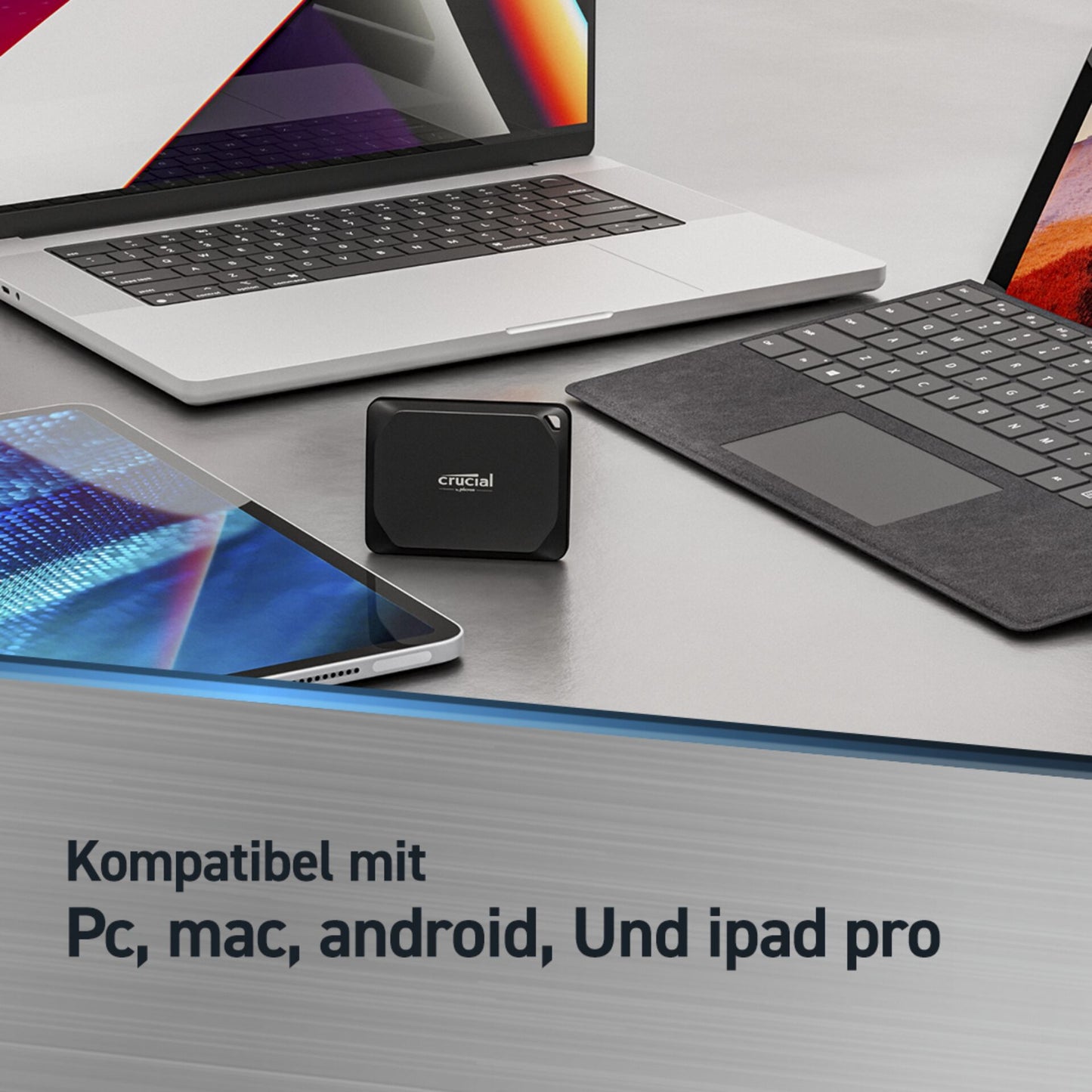 Crucial X10 Pro              4TB Portable SSD USB 3.2 Type-C